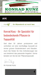 Mobile Screenshot of kunzpflanzen.de